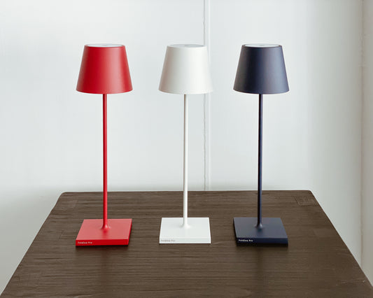 Poldina Pro Table Lamp in Ruby Red