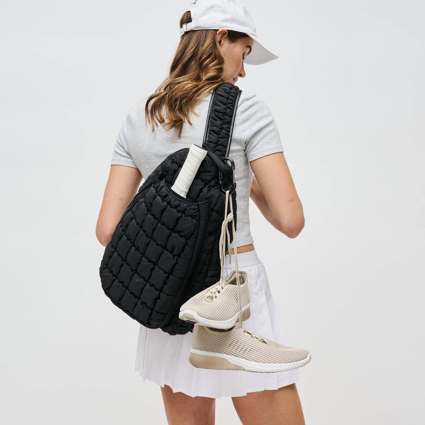 Quilted Puffer Pickleball-Paddle Tennis Sling