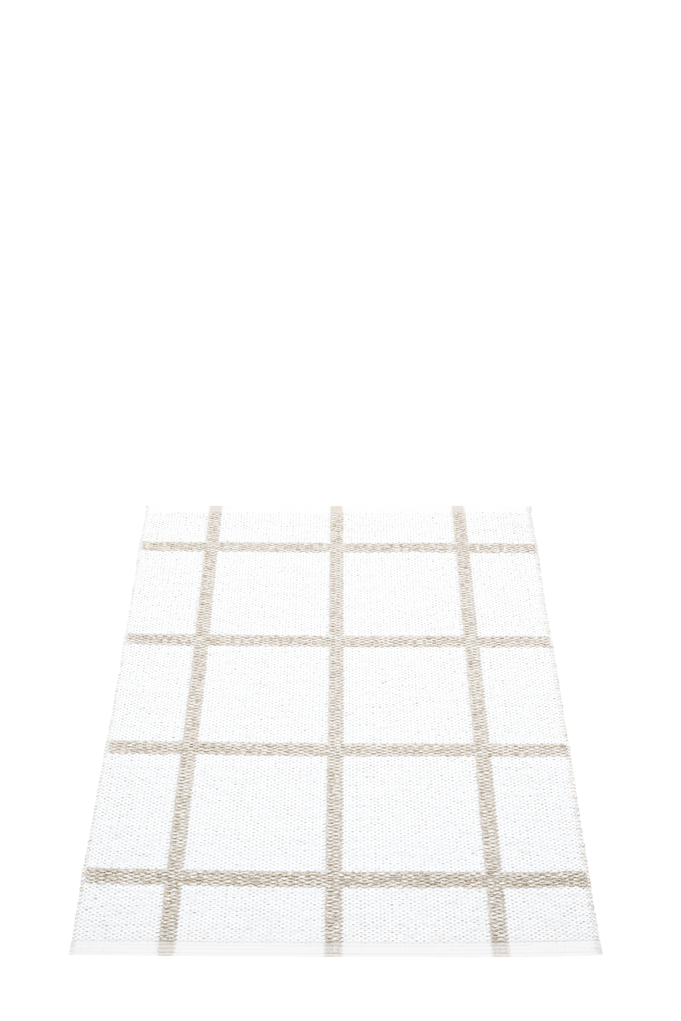 Little Plains Beach Plastic Floor Mats in White/Stone Metallic