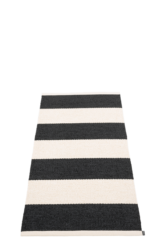 Bridgehampton Plastic Floor Mats Black/Vanilla