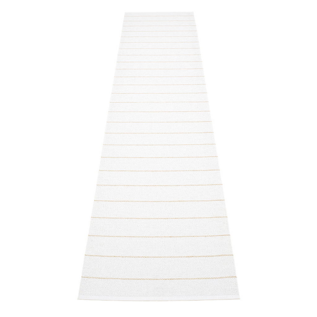 Sag Harbor Plastic Floor Mats Vanilla/Beige Metallic