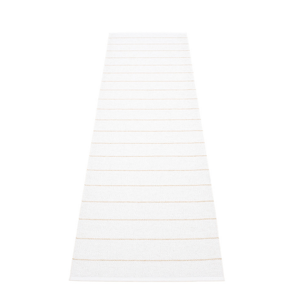 Sag Harbor Plastic Floor Mats Vanilla/Beige Metallic