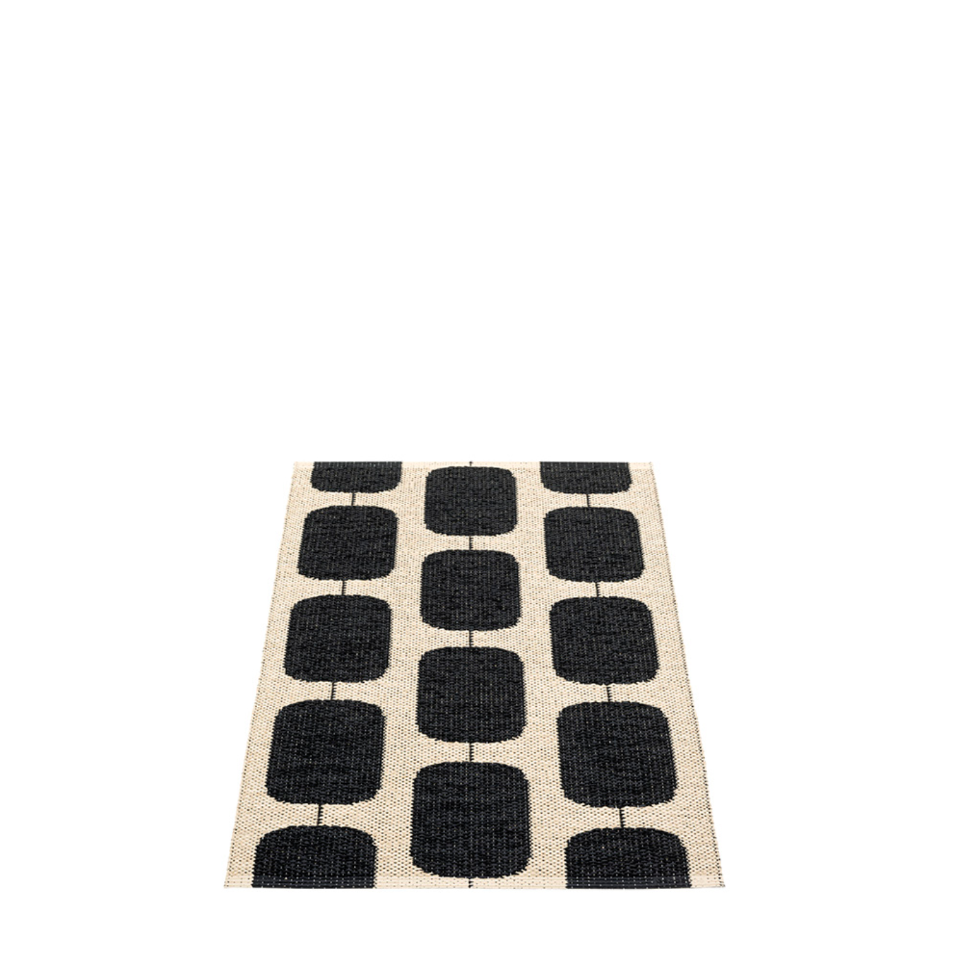 Ditch Plains Plastic Floor Mats Warm Black/Cream