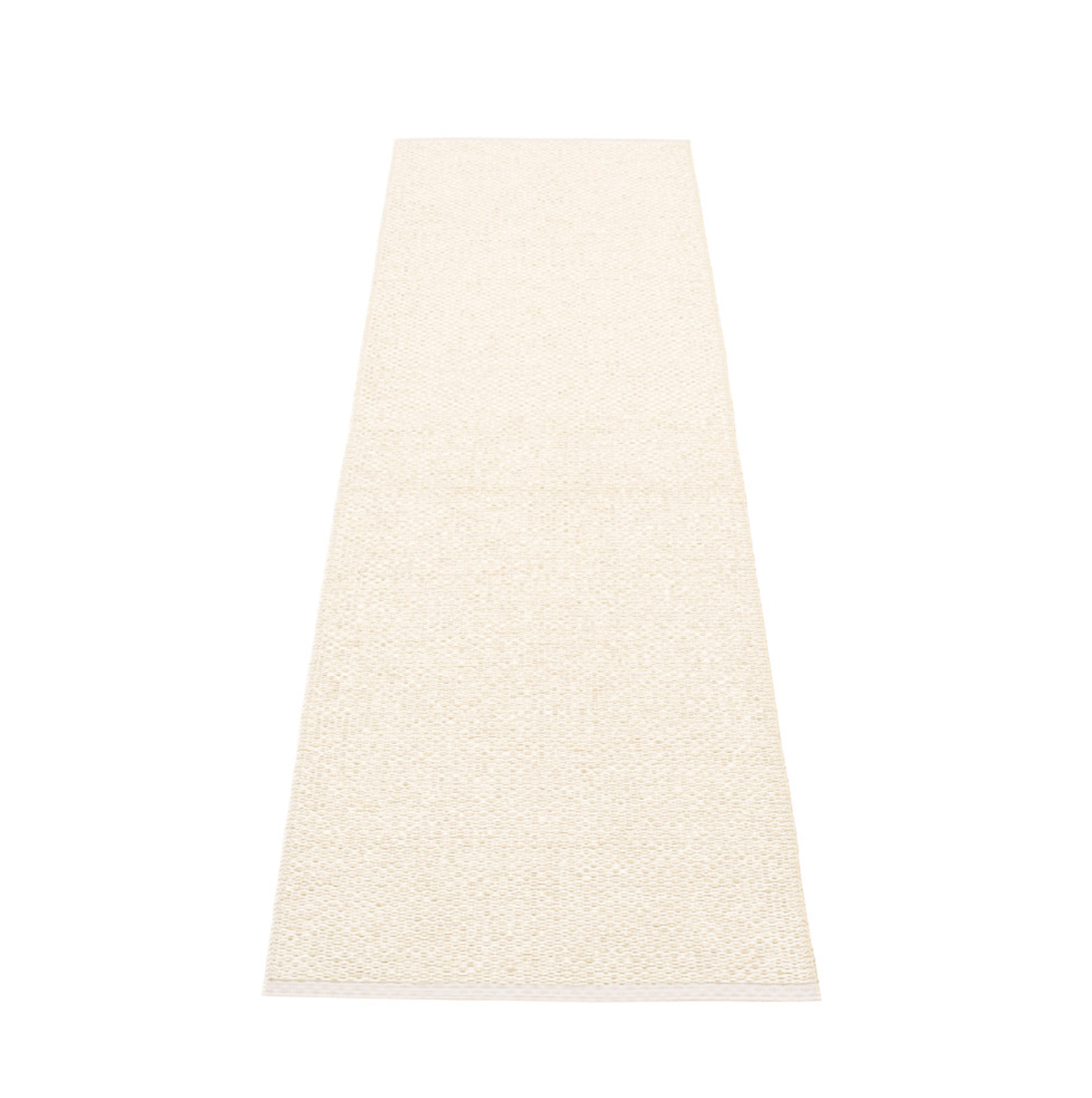 East Hampton Plastic Floor Mats Vanilla/Beige Metallic