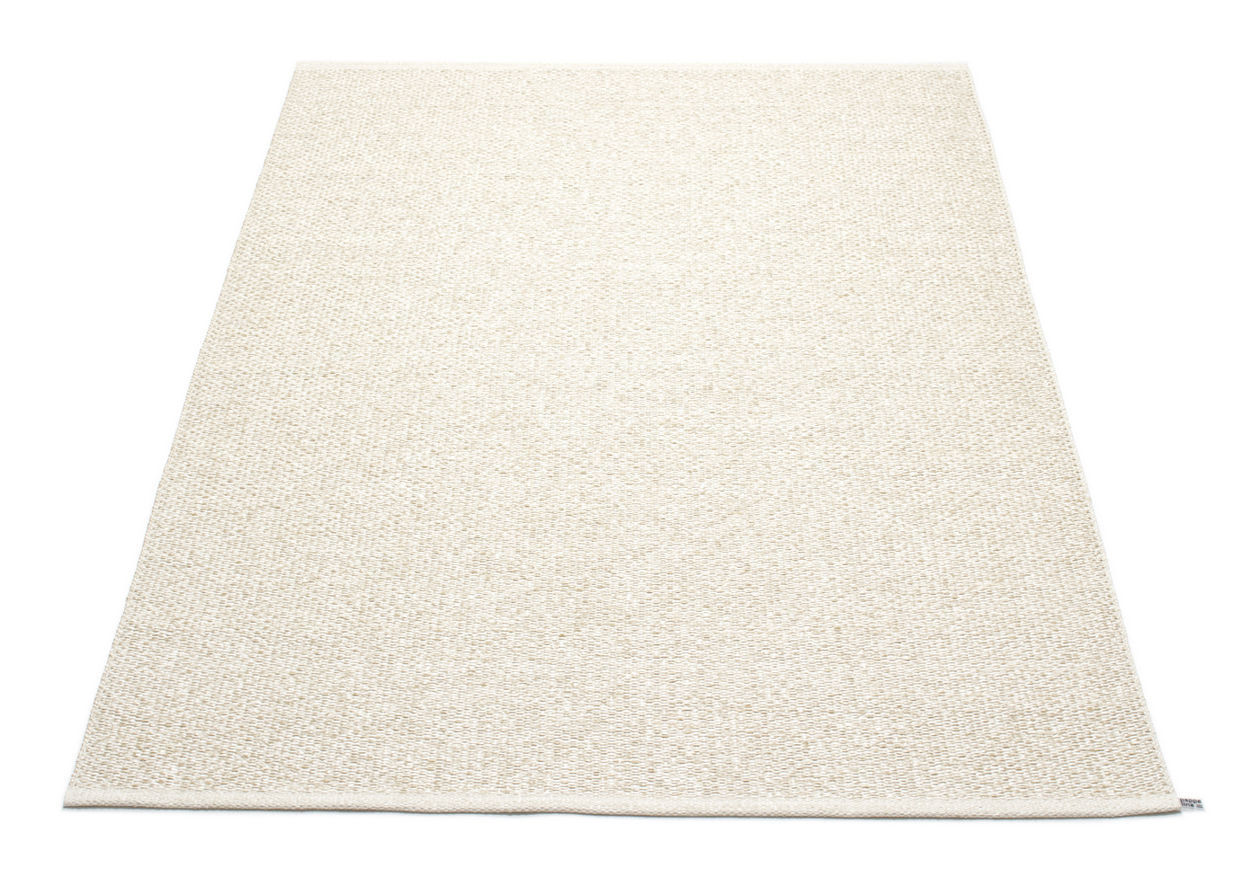 East Hampton Plastic Floor Mats Vanilla/Beige Metallic