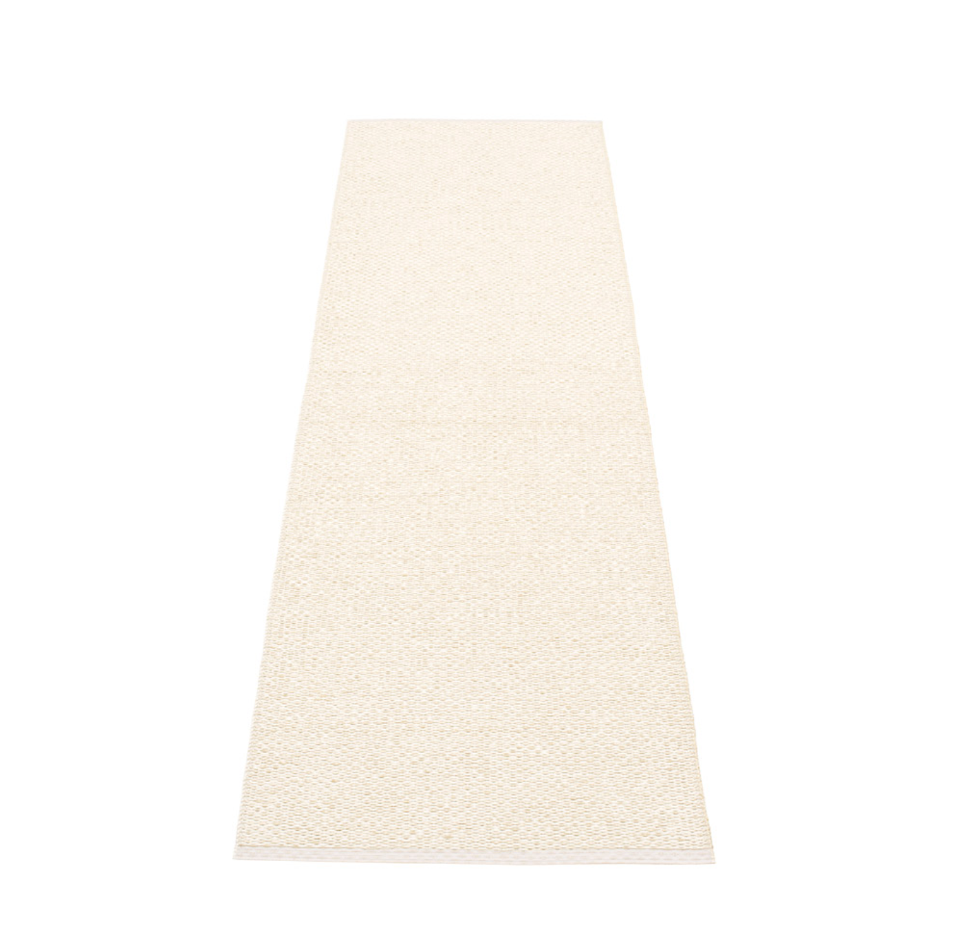 East Hampton Plastic Floor Mats Vanilla/Beige Metallic