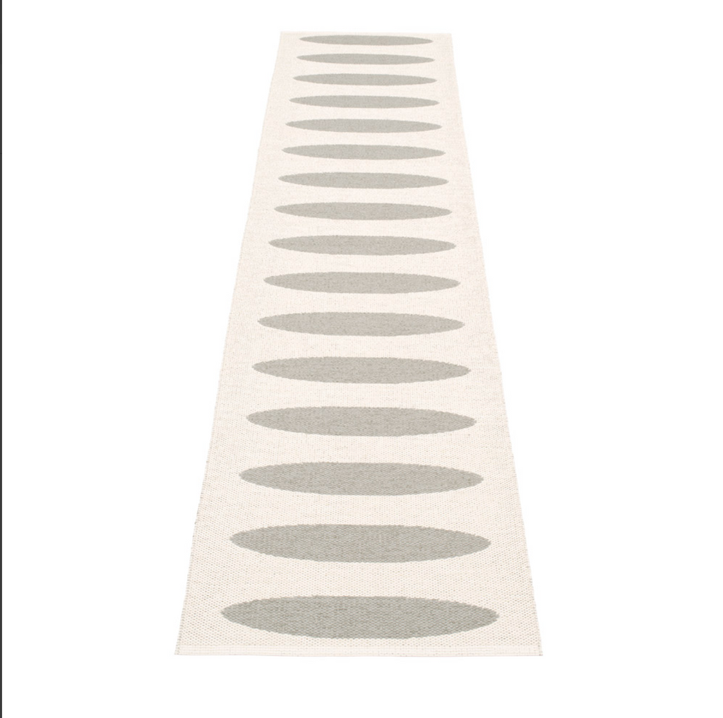Lazy Beach Plastic Floor Mats Warm Grey/Vanilla