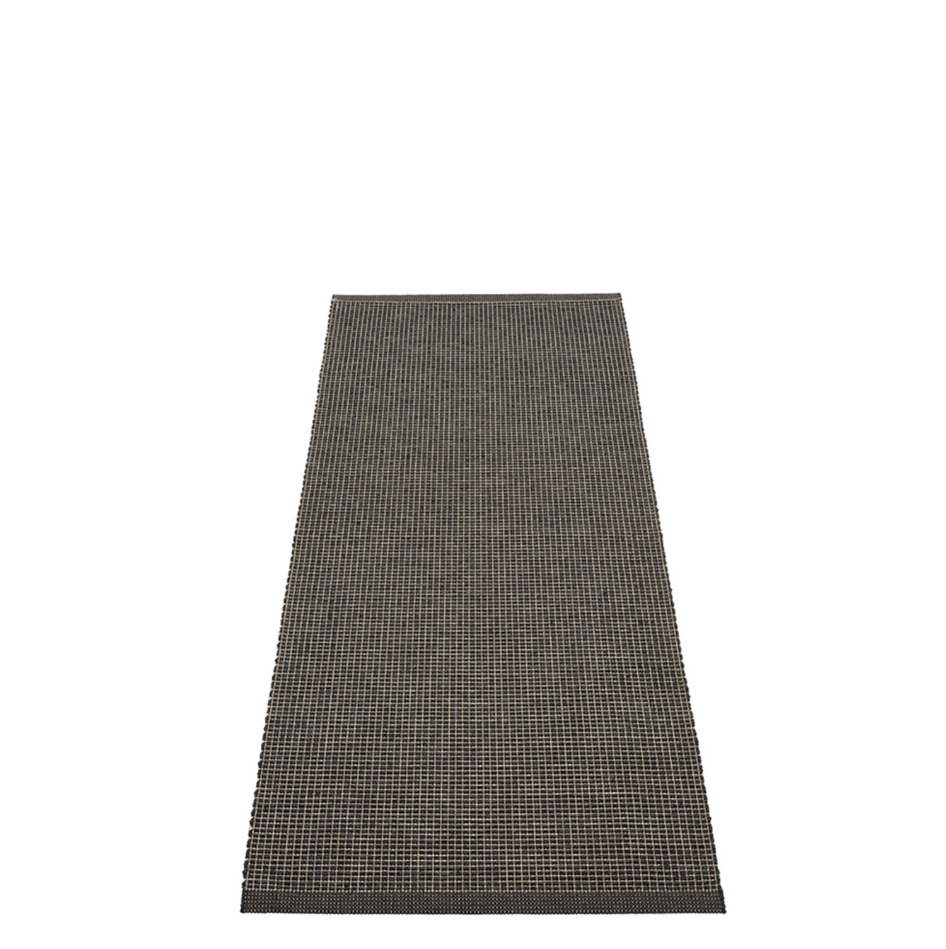 Flying Point Plastic Floor Mats in Black Linen Metallic