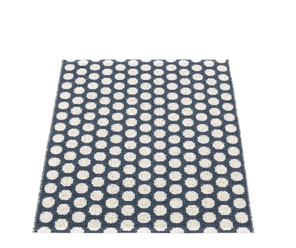 Further Lane Plastic Floor Mats Dark Blue/Vanilla/Warm Grey Stripe