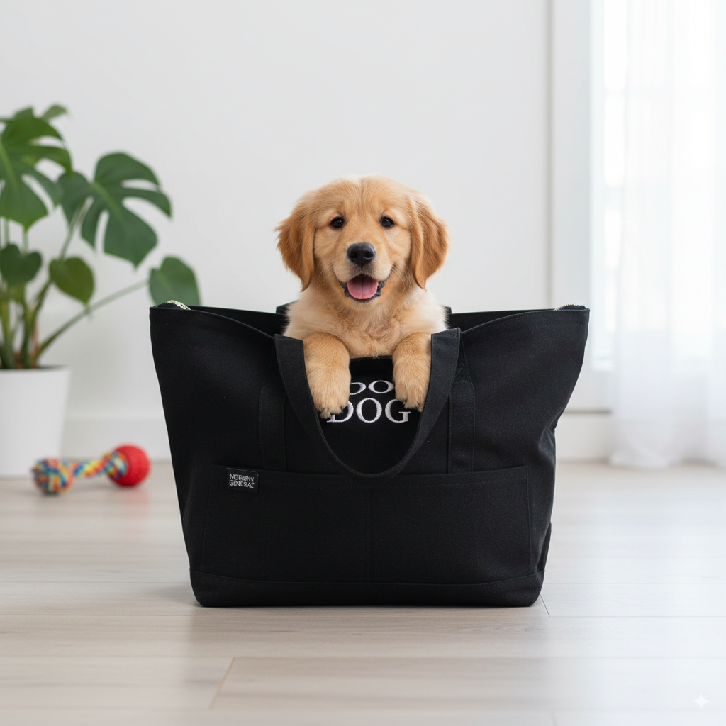 Modern General® Good Dog Pet Carrier Tote in Black