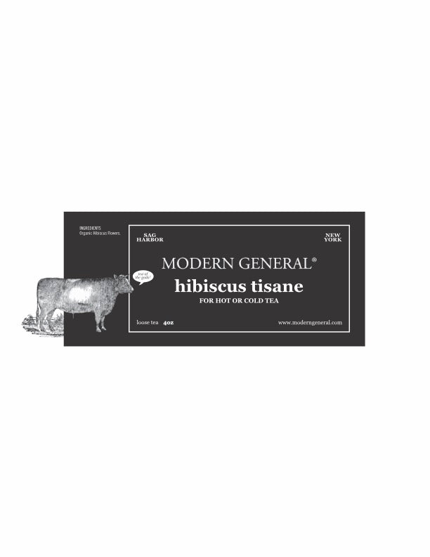 Modern General® Organic Hibiscus Tisane Loose Tea