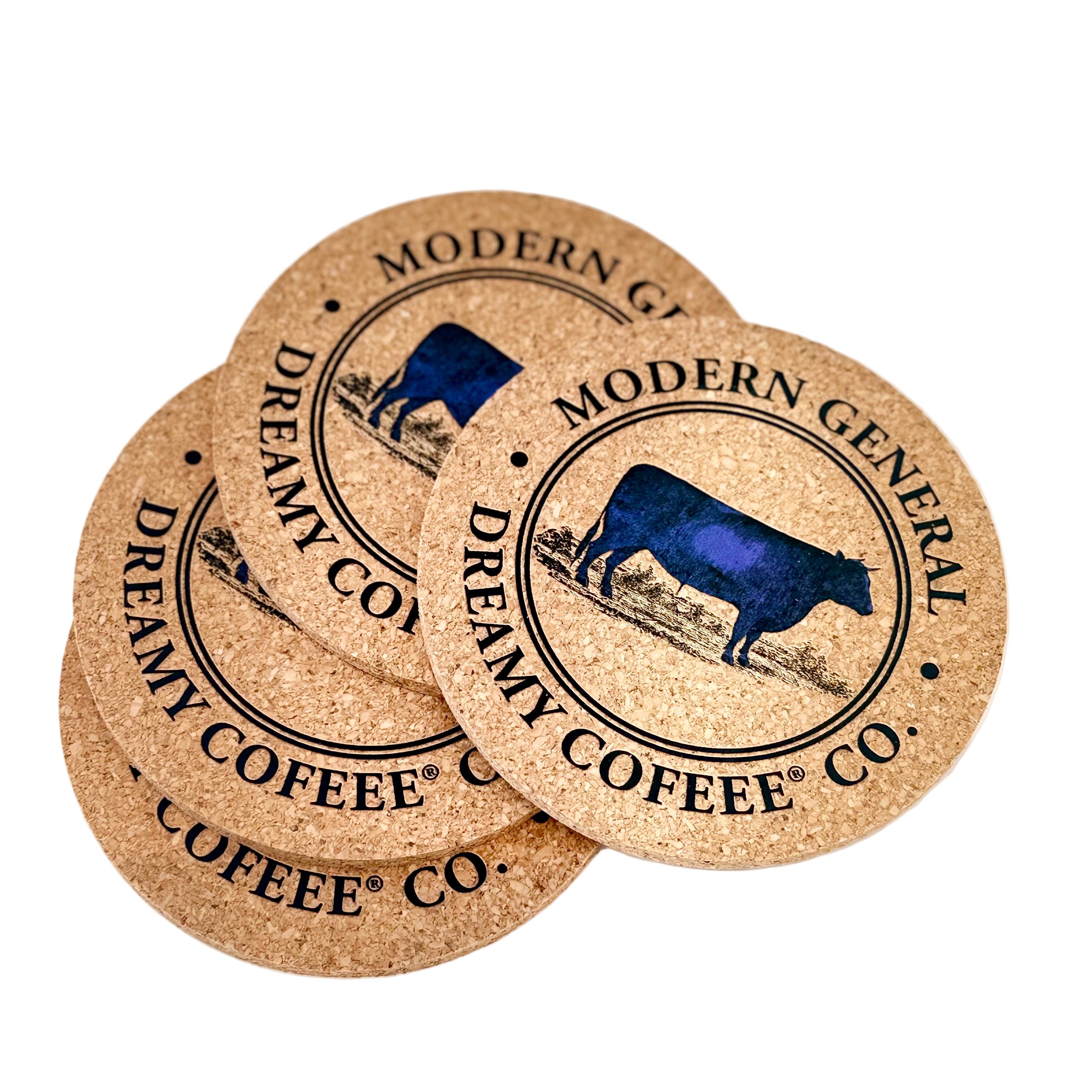 Dreamy Coffee Co. Coasters (Set of 4)