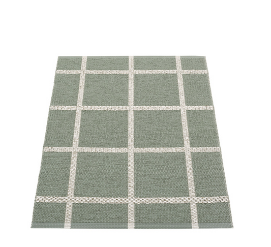Little Plains Beach Plastic Floor Mats in Army/Stone Metallic