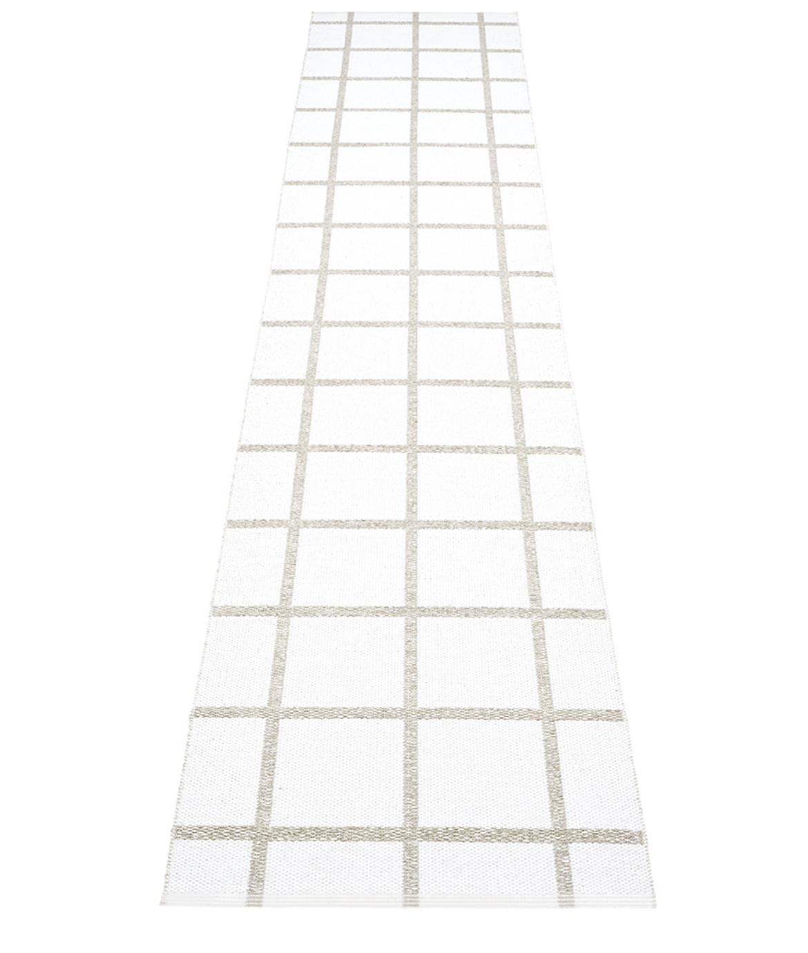 Little Plains Beach Plastic Floor Mats in White/Stone Metallic