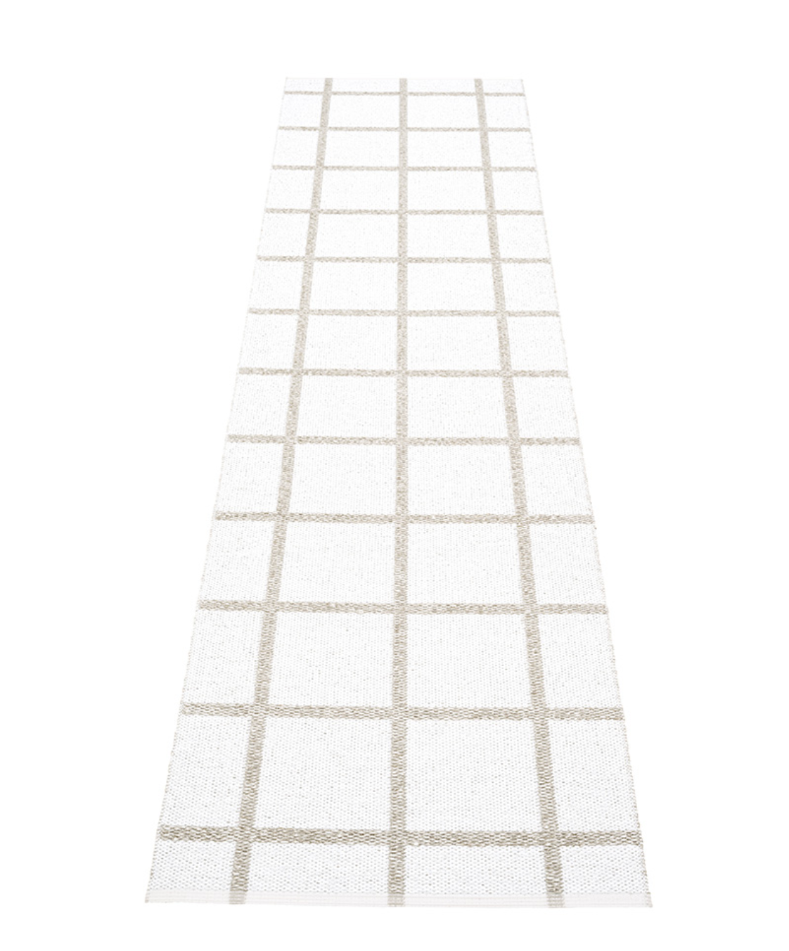 Little Plains Beach Plastic Floor Mats in White/Stone Metallic