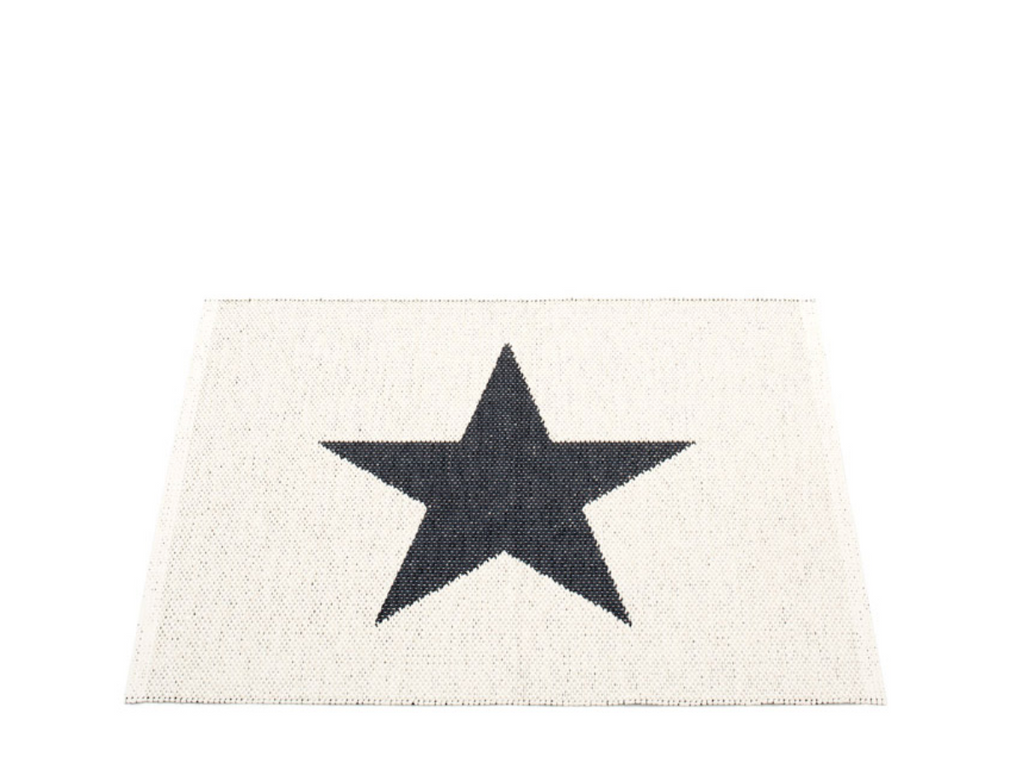 Sagaponack Plastic Floor Mats Black/Vanilla