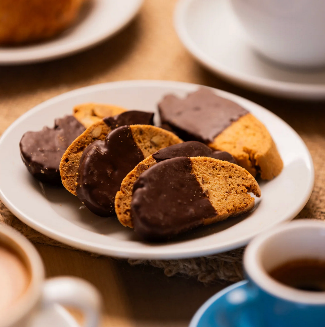 Chocolate Almond Biscotti by Aldo's Coffee Co.