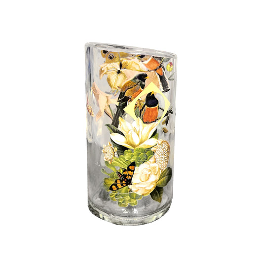 Autumn Recycled Drinking Glass, Medium