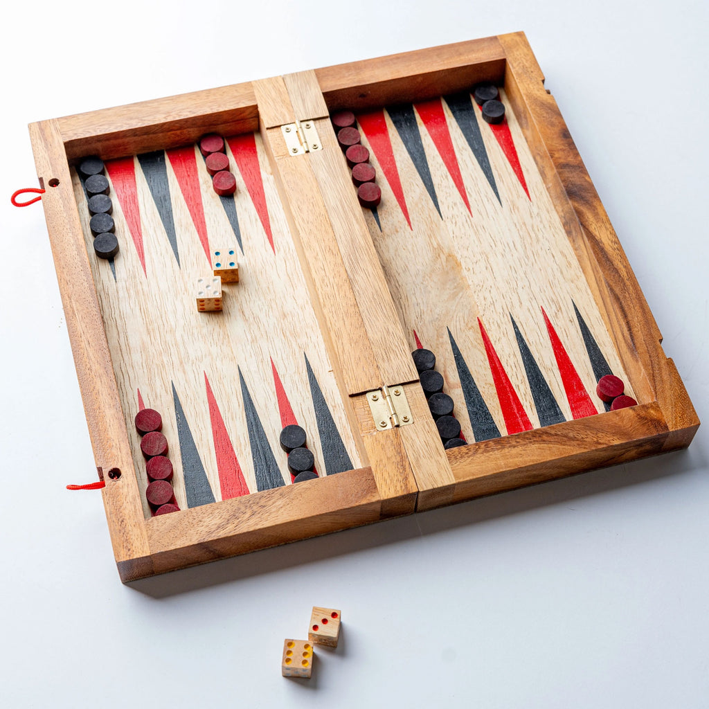 Backgammon Mangowood Game Set