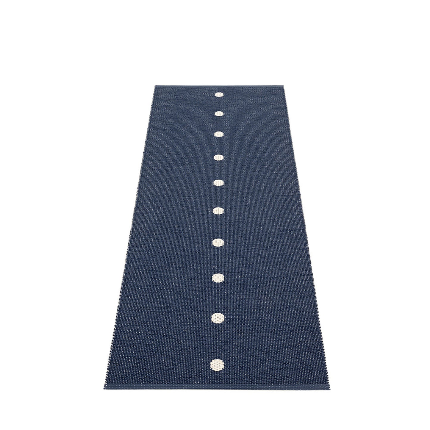 Ferry Road Plastic Floor Mats Dark Blue/Vanilla (Multiple Sizes)