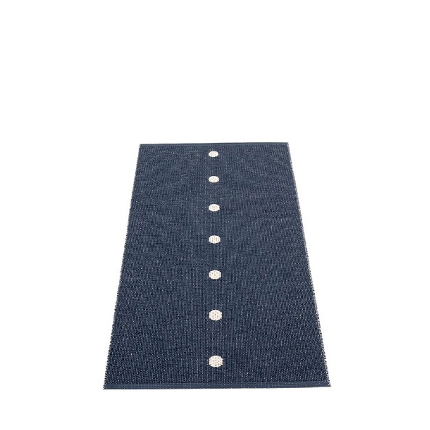 Ferry Road Plastic Floor Mats Dark Blue/Vanilla (Multiple Sizes)