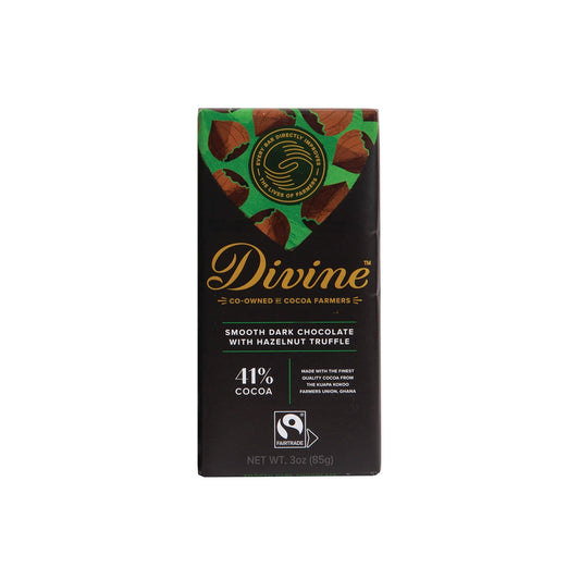 Divine Bar, Dark Chocolate Hazelnut Truffle
