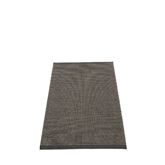 Flying Point Plastic Floor Mats in Black Linen Metallic