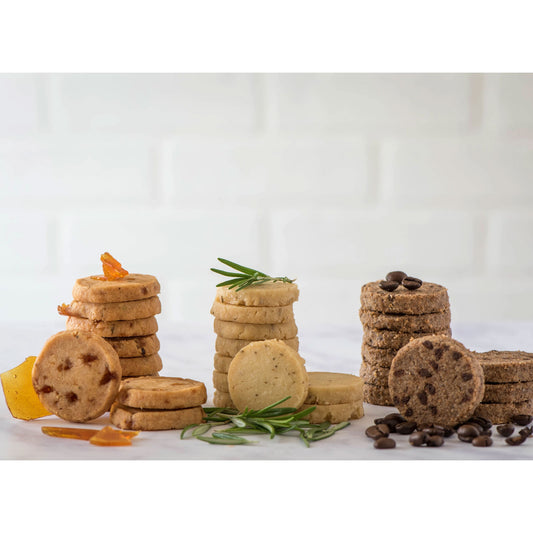 Holiday Trio Mini Shortbread Cookies