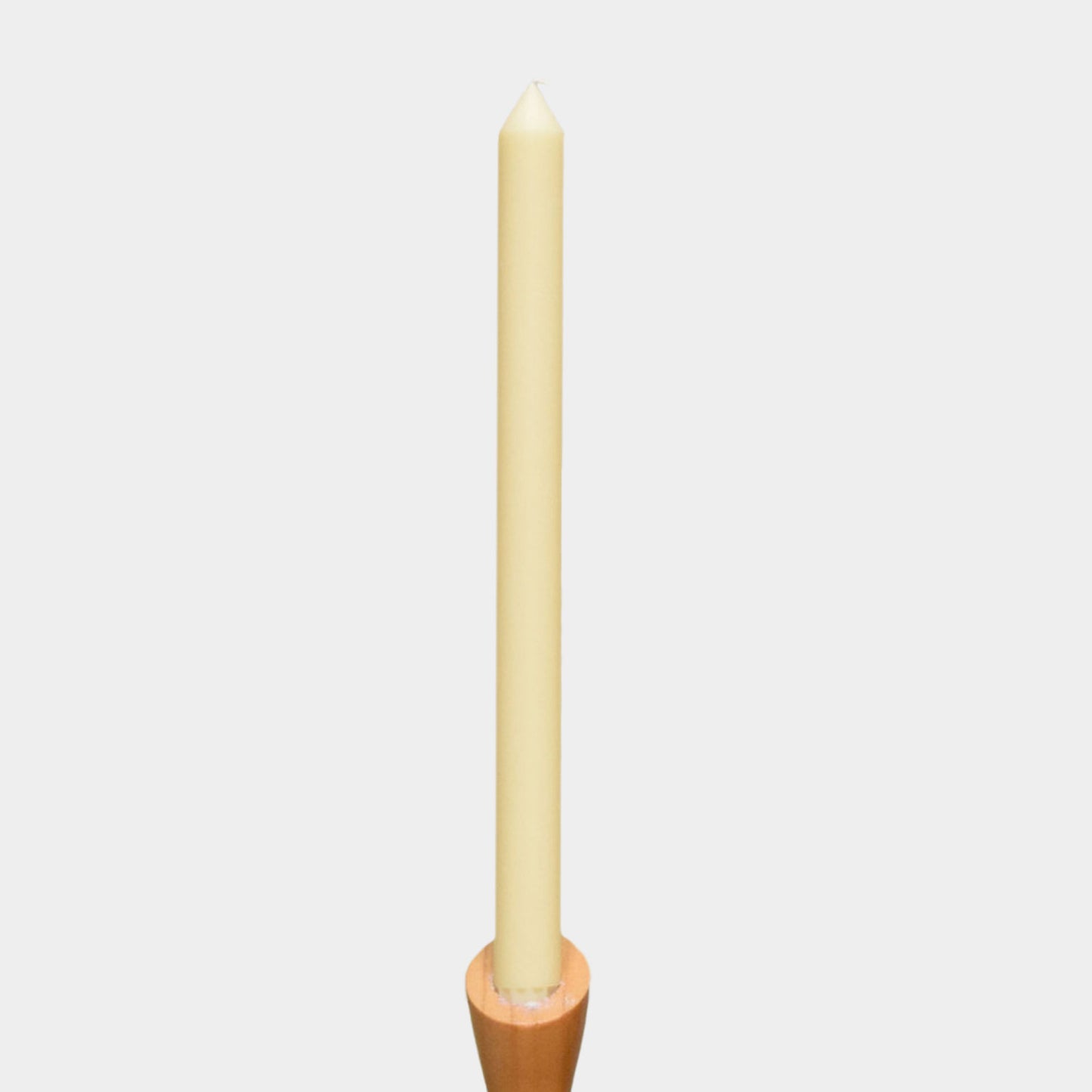 12" Natural Wax Tapers in Ivory, 6 Pack