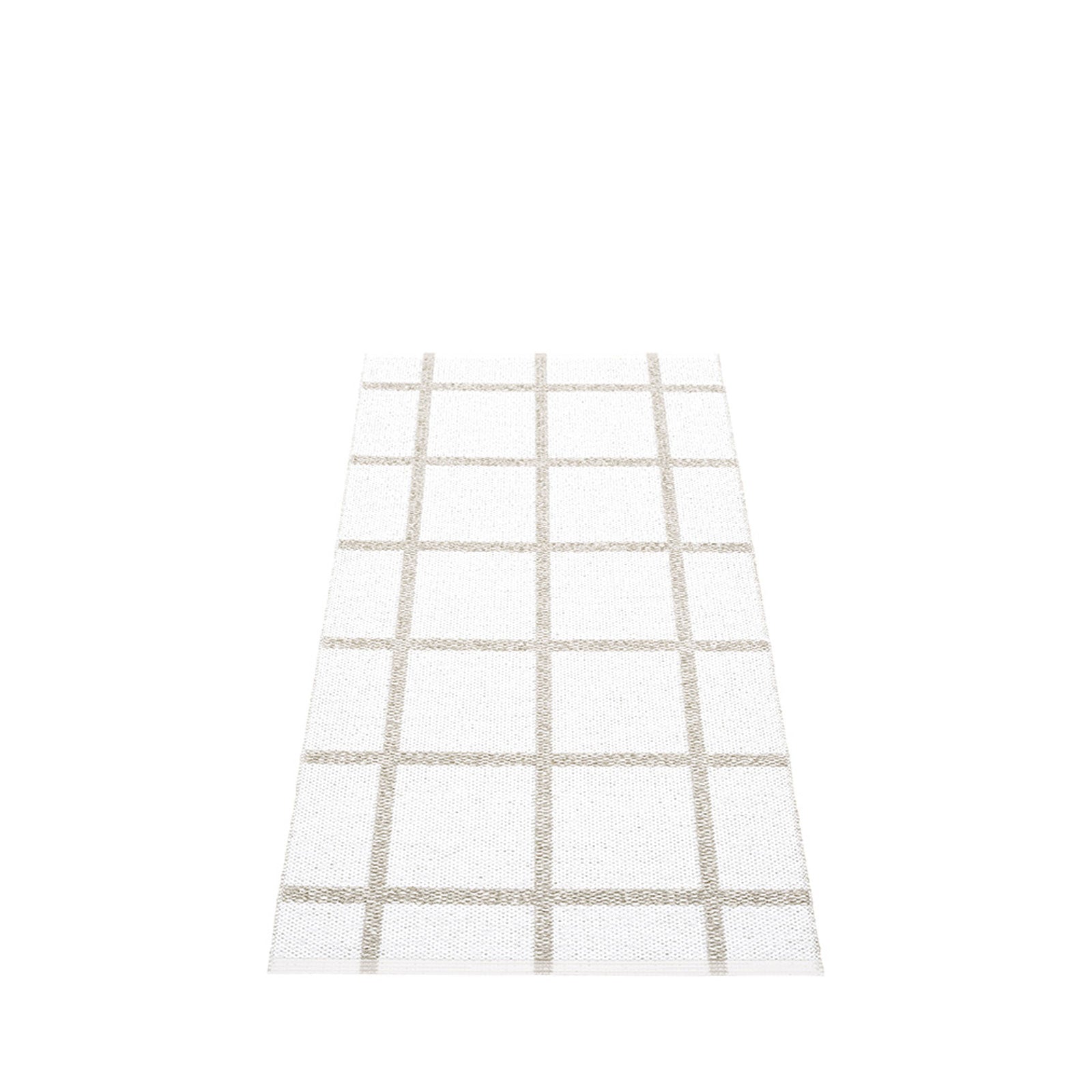Little Plains Beach Plastic Floor Mats in White/Stone Metallic