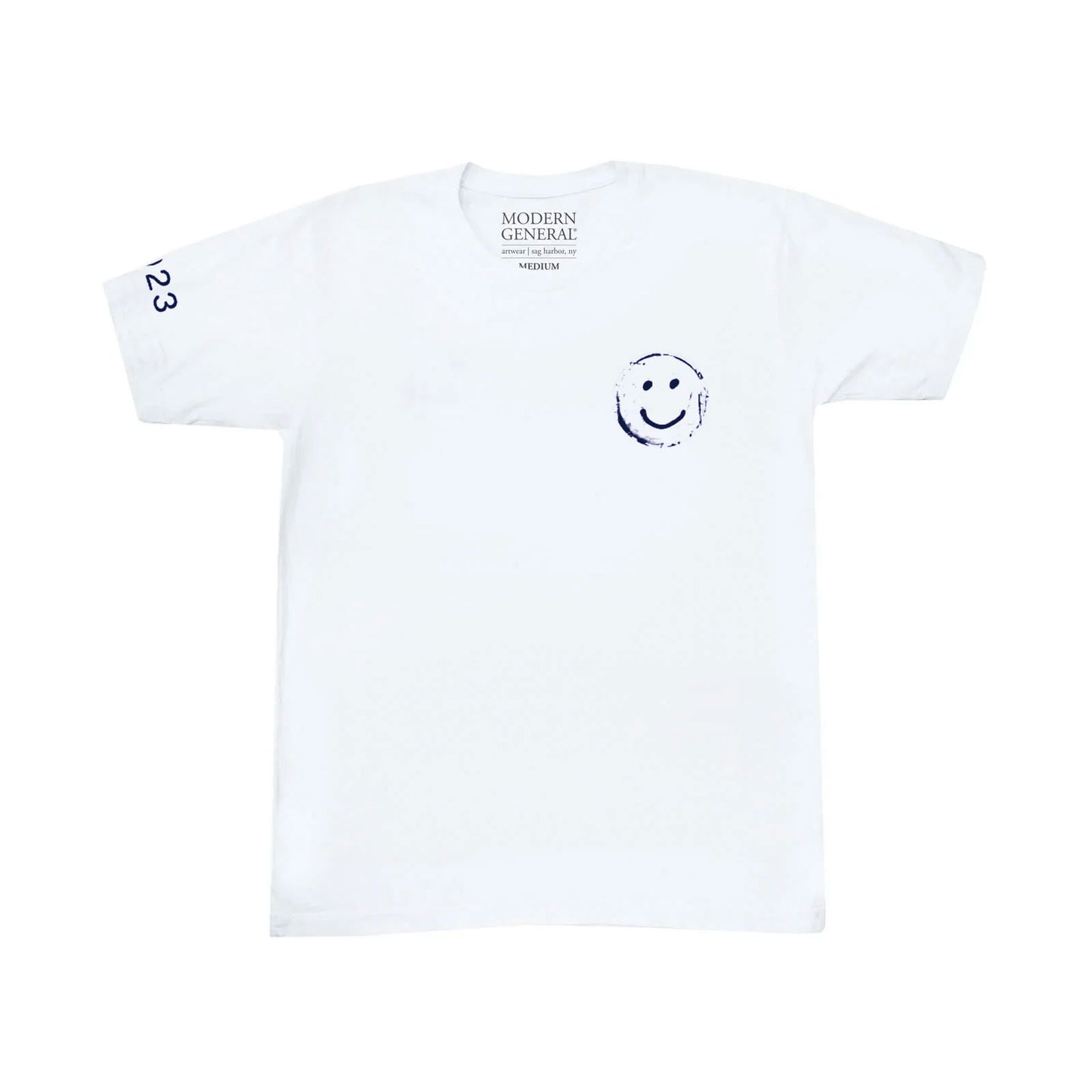 Modern General® Artwear Local 2023 T-Shirt in White with Navy