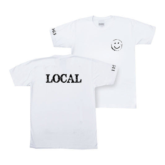 Modern General® Artwear Local 11963 T-Shirt in White with Black