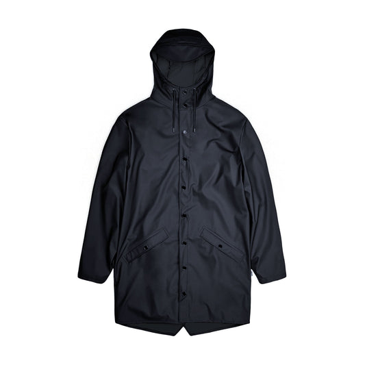 Rains® Long Jacket in Black