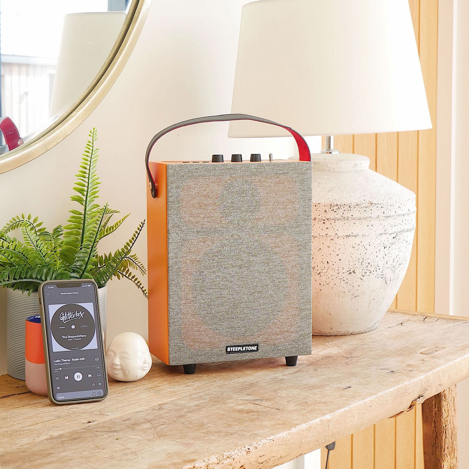 Luxury Bluetooth Speaker in Orange