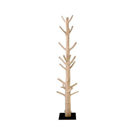 Mangosteen Tree Floor Coat Rack with Black Iron Base (Pick Up / Local Delivery Only)