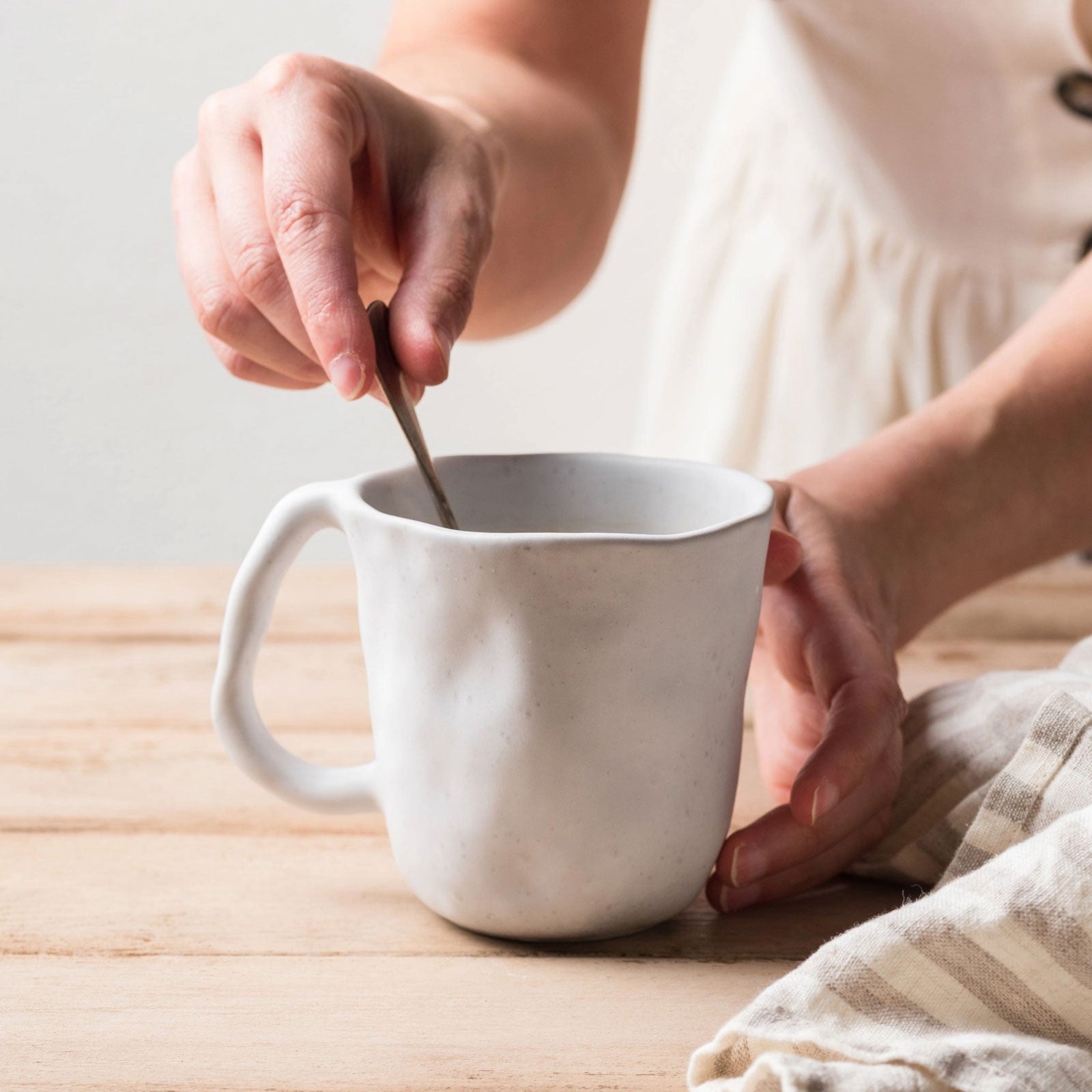 White Modern Coffee Mug