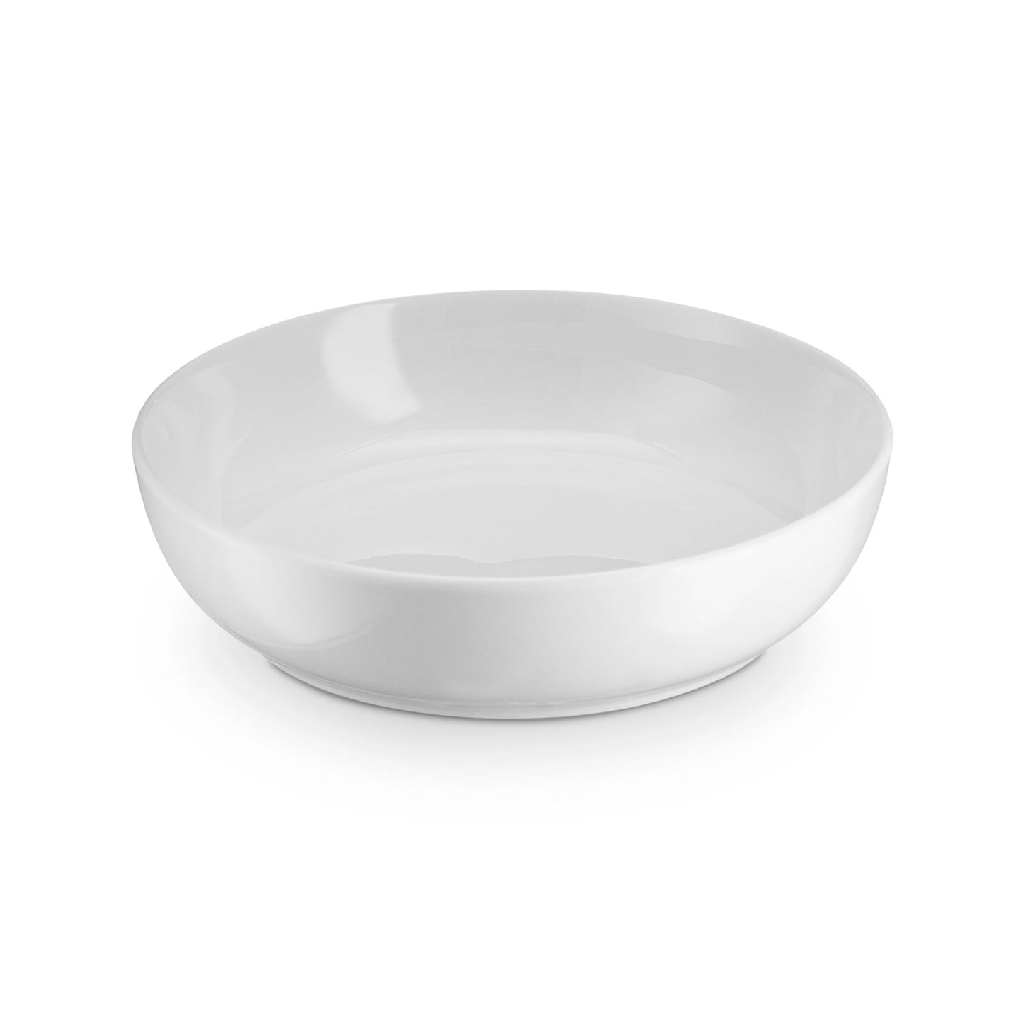 Ceramic Pasta Bowls in White, Set of 4