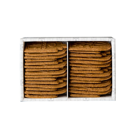 Speculoos Cookies in Gift Box with Ribbon