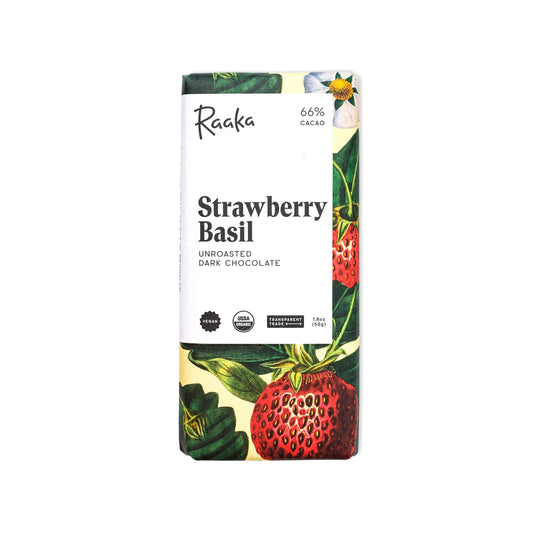 Limited Edition Strawberry Basil Bar, 66%