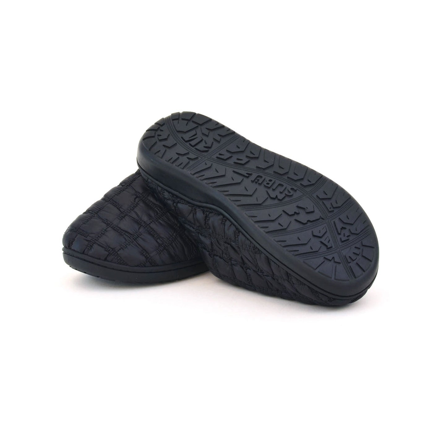 Subu Bumpy Slippers in Black