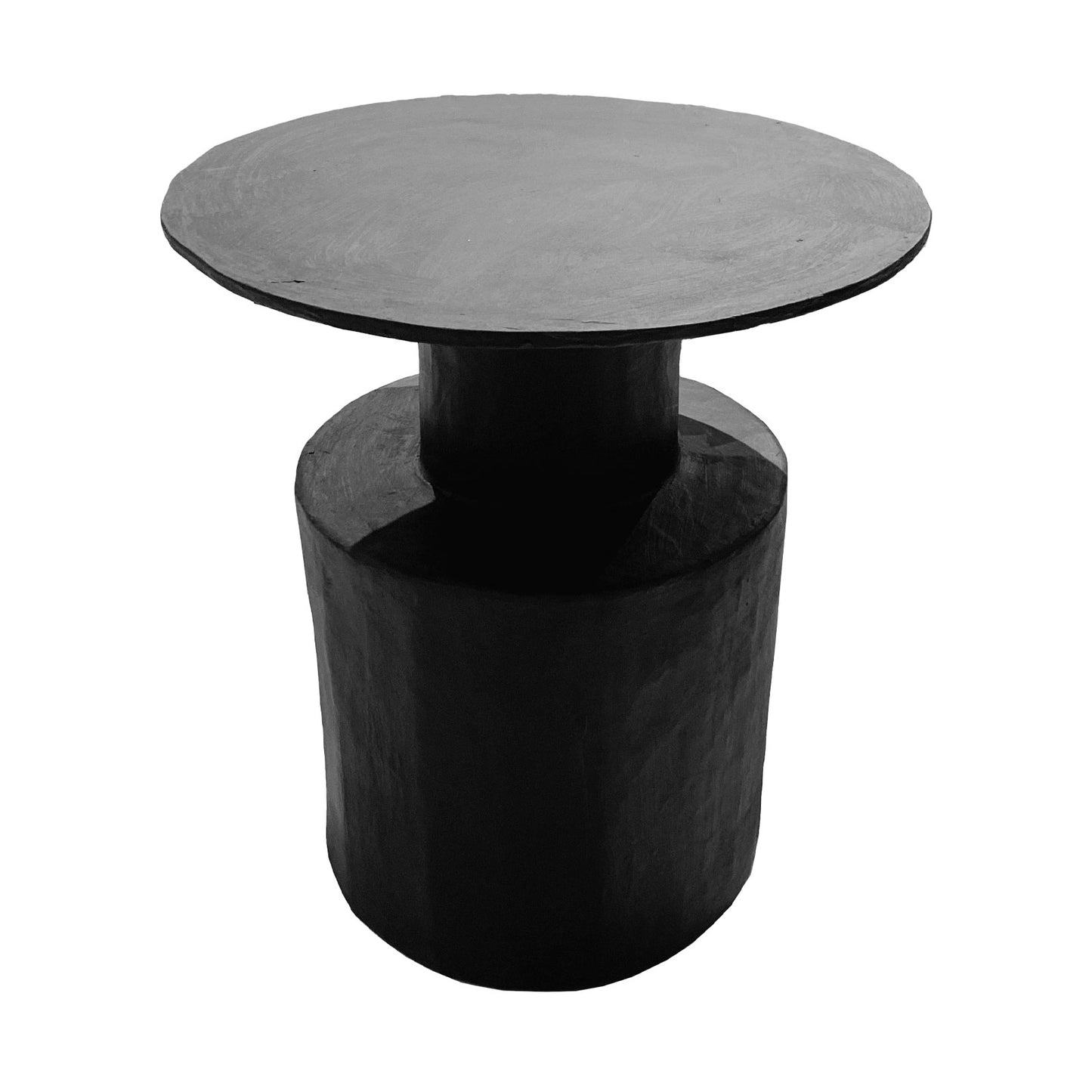 Top Hat Papier-mâché Side Table in Black