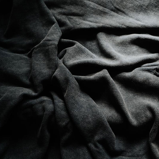 Vintage Wash Blanket in Charcoal