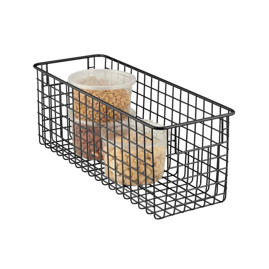 Classico Deep Wire Basket in Matte Black