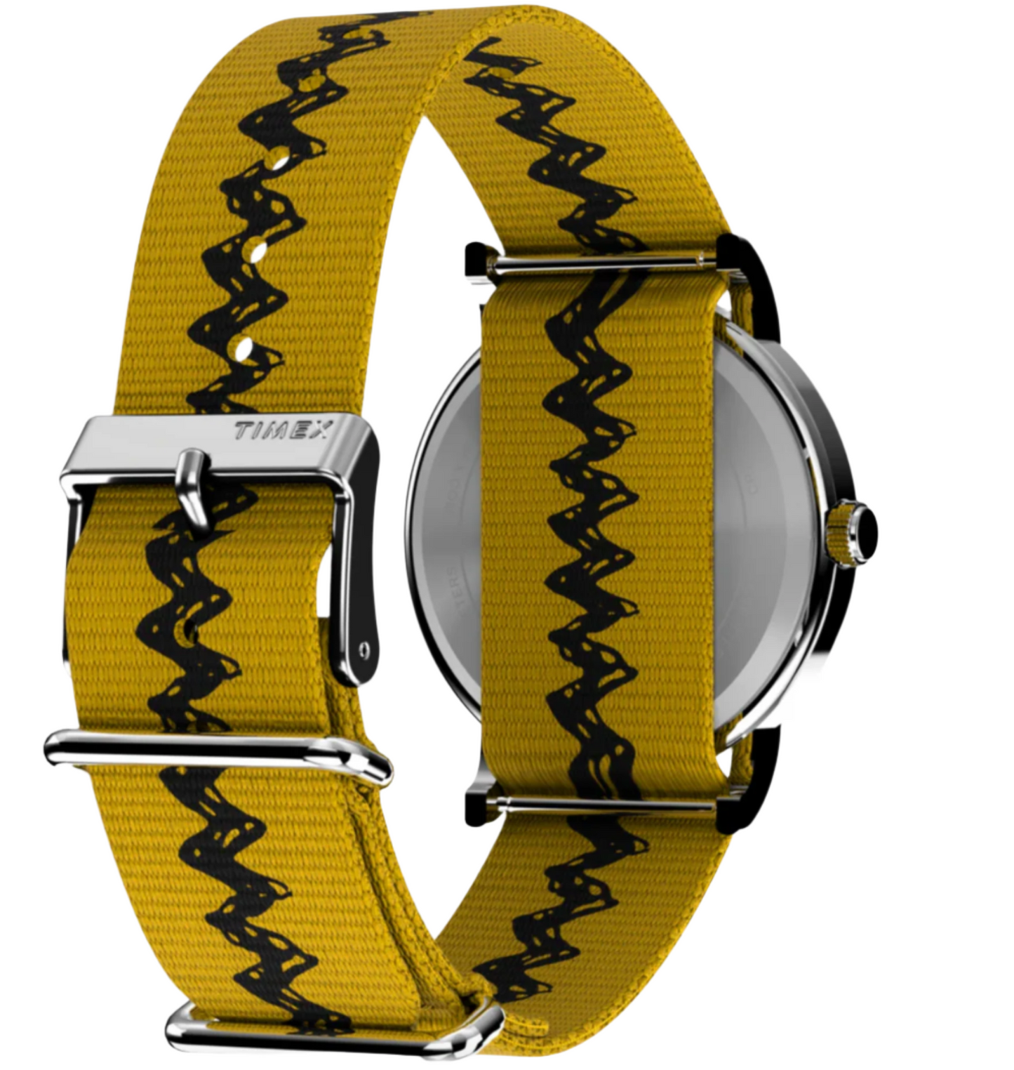 Timex x Peanuts Charlie Brown 38mm Fabric Strap Watch