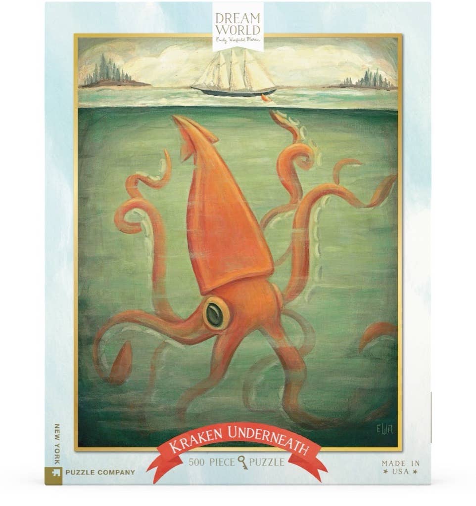 Kraken Underneath - 500 Piece Jigsaw Puzzle