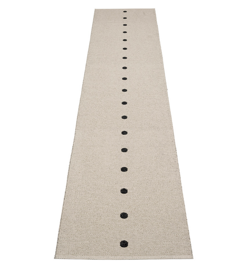 Ferry Road Plastic Floor Mats Black/Vanilla