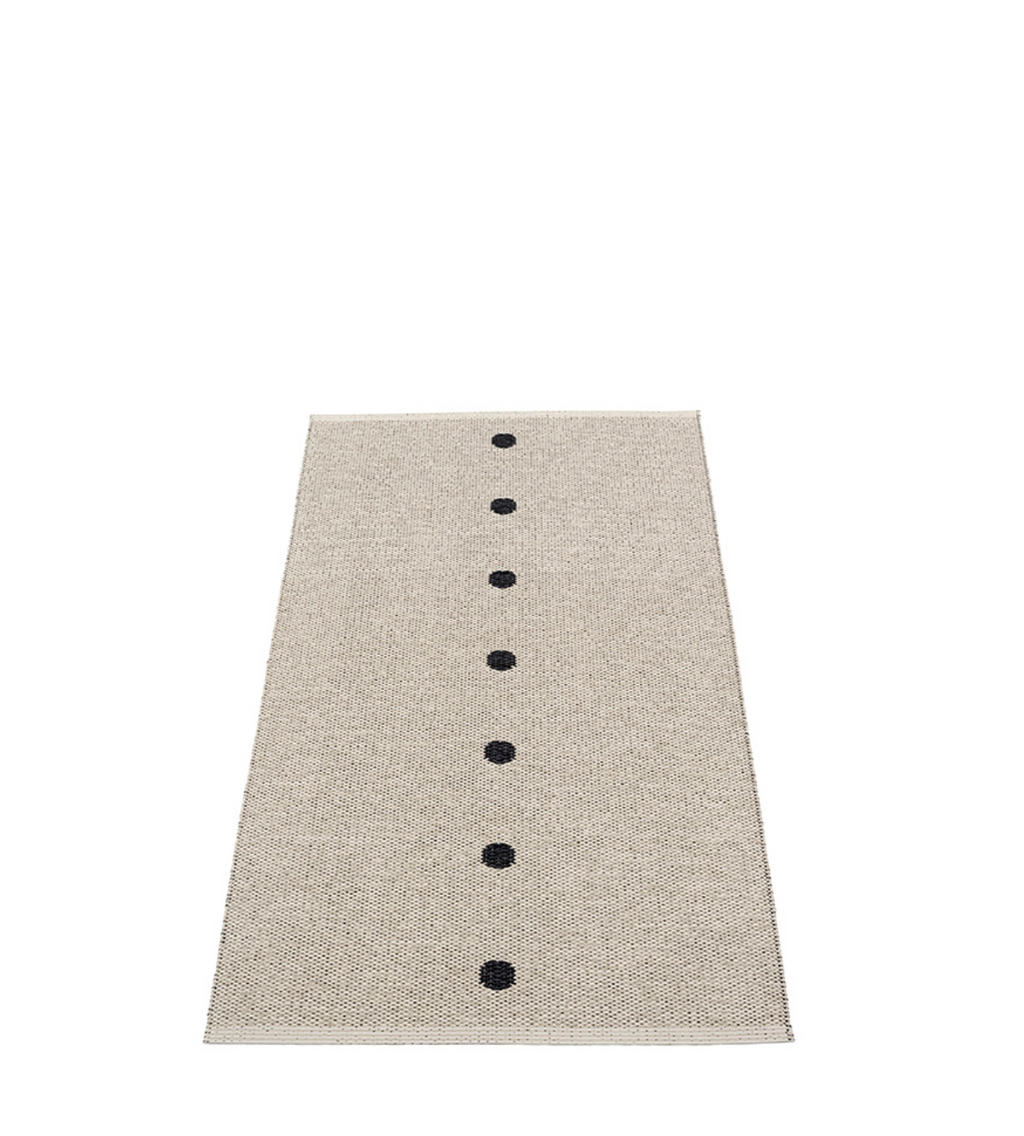 Ferry Road Plastic Floor Mats Black/Vanilla