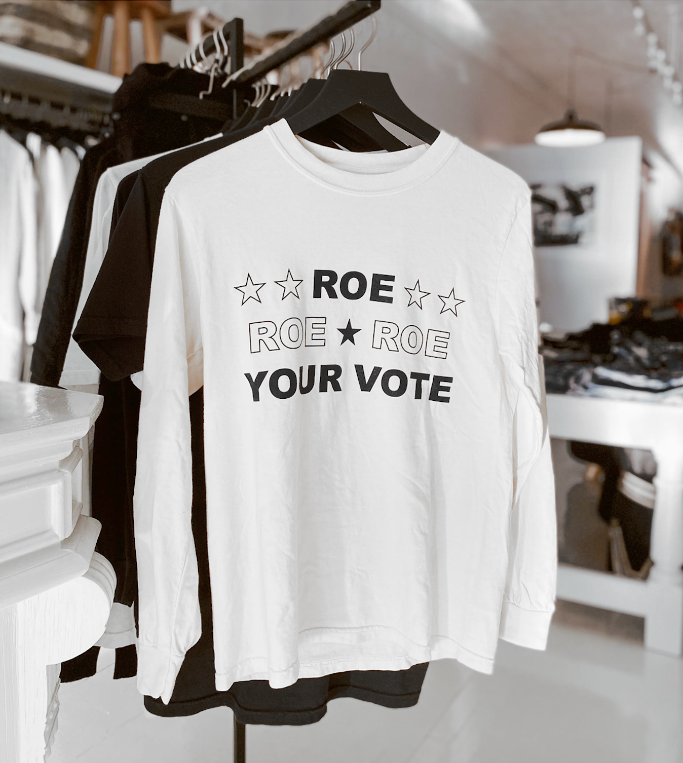 Modern General® Artwear "Roe Your Vote" Long Sleeve