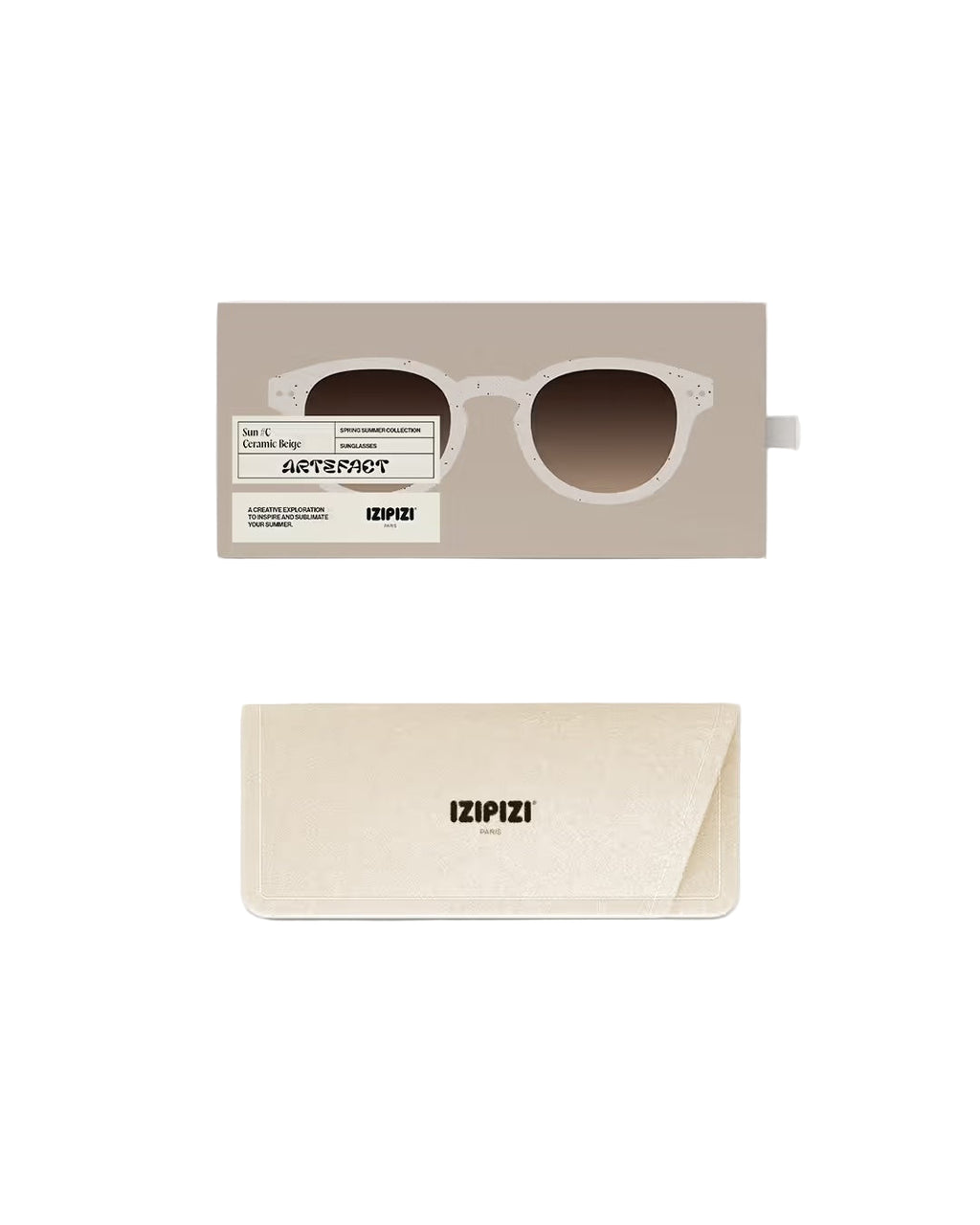 IZIPIZI Sunglasses, #C Ceramic Beige