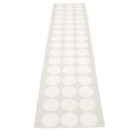 Wainscott Plastic Floor Mats Fossil Grey/White Metallic (Multiple Sizes)